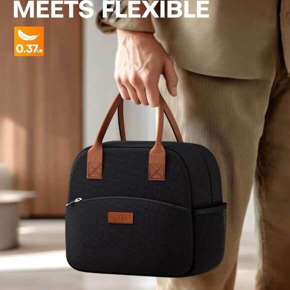 Lunch Bag for Women & Men - Wear-Resistant Insulated Lunch Box with Large Capaci - Picture 7 of 9